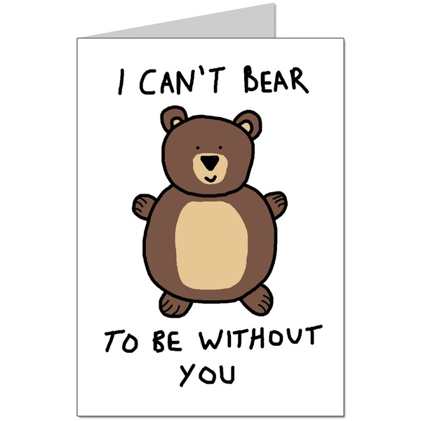 Can't Bear It Greeting Cards Carddle